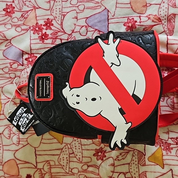 Loungefly Bags Nwt Loungefly Ghostbusters Mini Backpack Glow In The